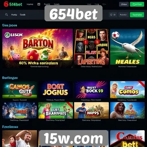 Análise da variedade de jogos disponíveis no 654bet
